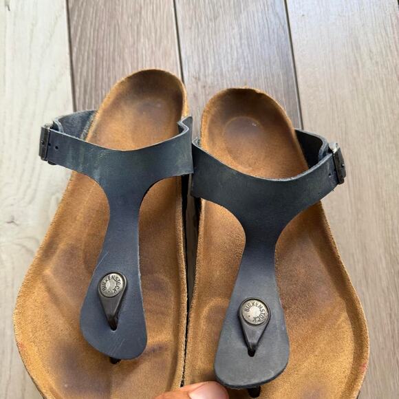 Birkenstock Gizeh Navy Blue Leather Sandals EU 40 US Women’s 9–9.5 main image 6